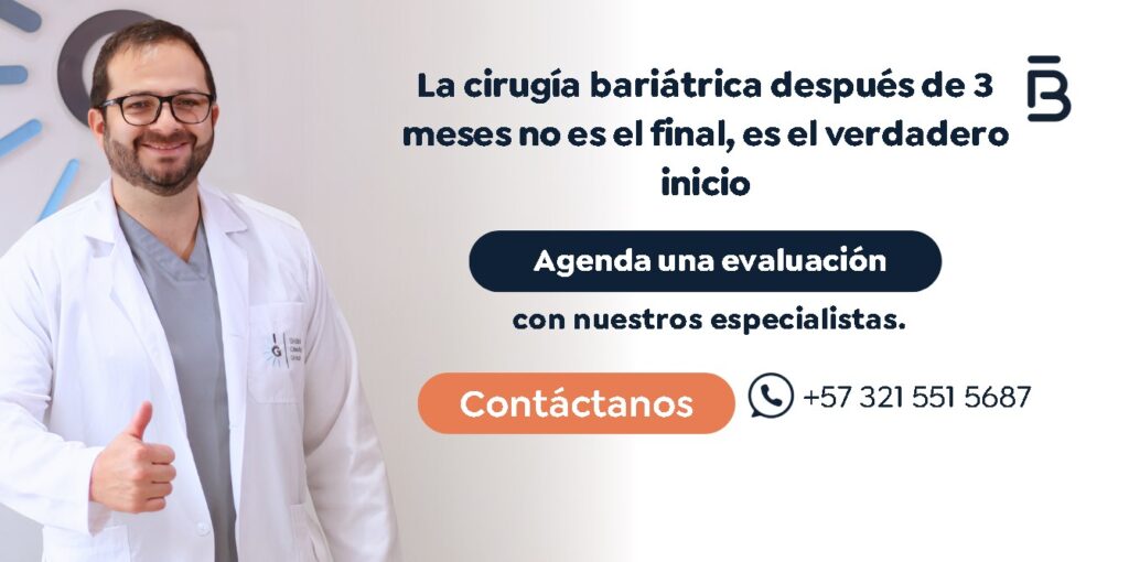 cirugía bariátrica después de 3 meses- Dr. Felipe Bernal- Cirujano Bariátrico