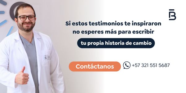 Dr. Felipe Bernal muestra casos de sus pacientes de cirugía bariátrica antes y después
