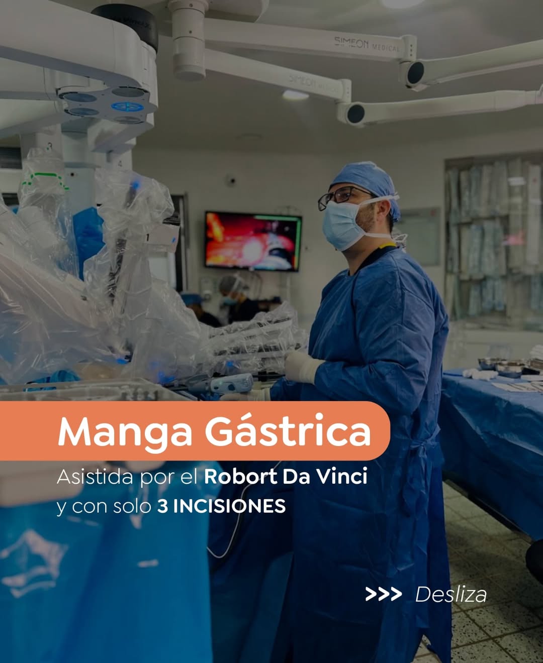 Manga gástrica robótica en Bogotá - Dr Felipe Bernal