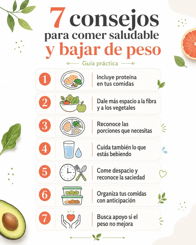Cómo comer saludable para bajar de peso - Dr Felipe Bernal